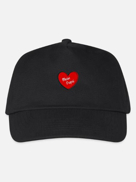 Valentinstag Geschenk Valentinstag Herz Spruch - Kinder Basecap - Schwarz