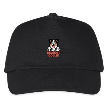 J’aime mon Boarder Collie Hundeliebe - Casquette de baseball Enfant - noir - Devant