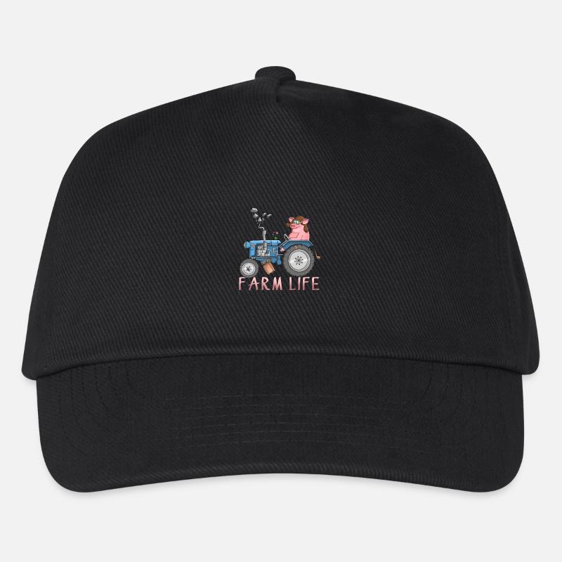 Lustiger Bauernhof - farm life - Kinder Basecap - Schwarz