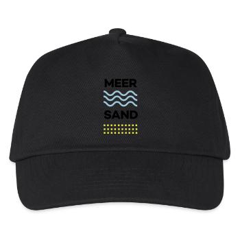 MEER&SAND - Kinder Basecap - Schwarz - Vorne