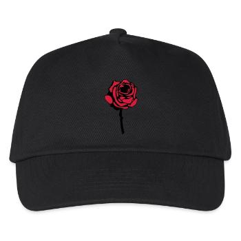 rose - Kinder Basecap - Schwarz - Vorne