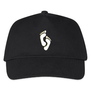 Käsefüsse - Kinder Basecap - Schwarz - Vorne