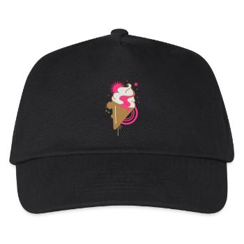Eistüte - Kinder Basecap - Schwarz - Vorne
