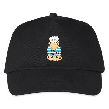 Iss watt? - Kinder Basecap - Schwarz - Vorne