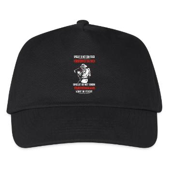 Feuerwehr feucht - Kinder Basecap - Schwarz - Vorne