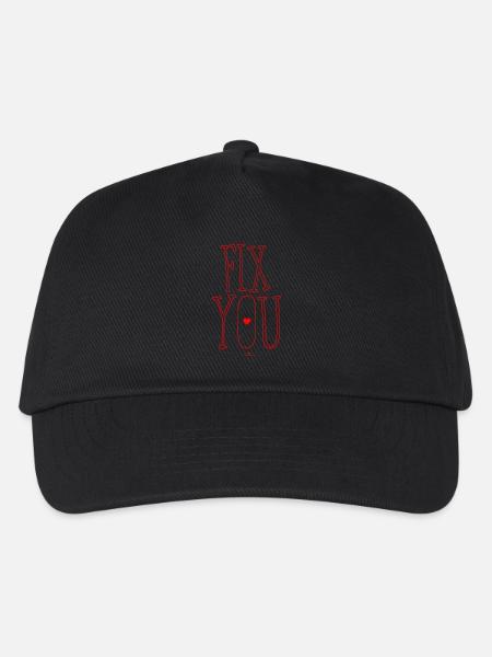 Fix you - Kinder Basecap - Schwarz