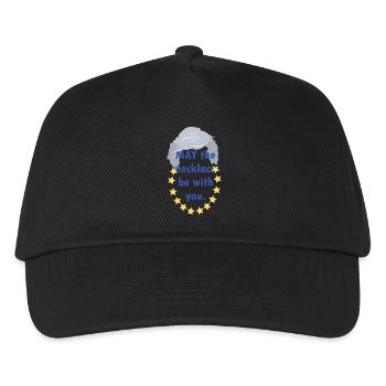 Political Satire EU Stars May Necklace Slogan - Kids’ Baseball Cap - black - Front