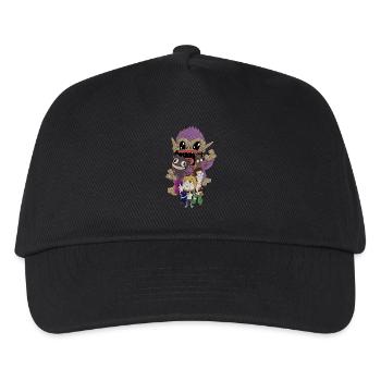 Benjamin Bacon Comic - Kids’ Baseball Cap - black - Front