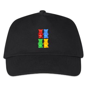 Gummy bears - Kids’ Baseball Cap - black - Front