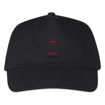 Vater Tochter - Kinder Basecap - Schwarz - Vorne