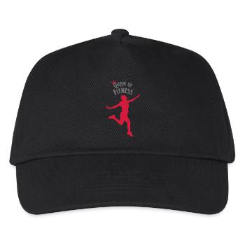 fitness - Kids’ Baseball Cap - black - Front