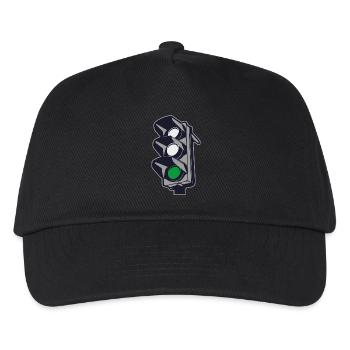 2541614 135318164 feu vert - Casquette de baseball Enfant - noir - Devant