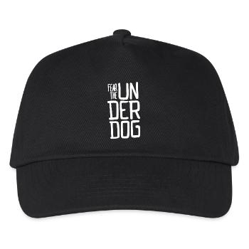 Fürchte dich vor dem unformer Hund Grafik T-Shirt - Kinder Basecap - Schwarz - Vorne