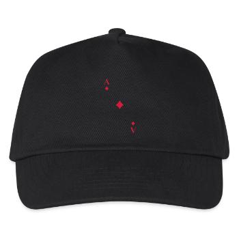 Karo Ass - Kinder Basecap - Schwarz - Vorne