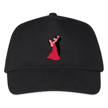tanzpaar_f_3c - Kids’ Baseball Cap - black - Front