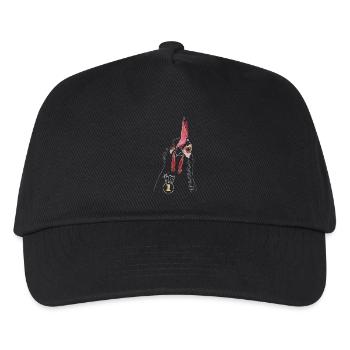 The cock (white) - Kids’ Baseball Cap - black - Front