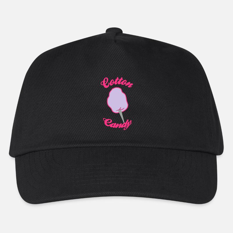 cotton candy - Kids’ Baseball Cap - black