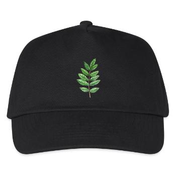 Feuille d'une cendre - Casquette de baseball Enfant - noir - Devant