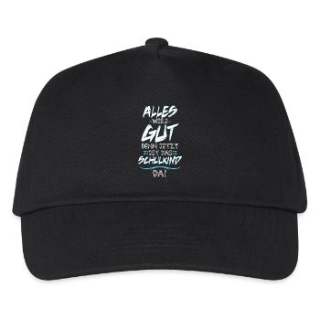 Schulkind Jungen - Kinder Basecap - Schwarz - Vorne