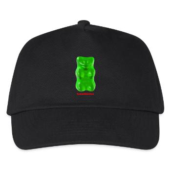 Gummibärchen - Kinder Basecap - Schwarz - Vorne