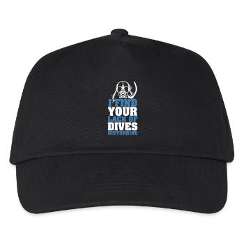 Scuba Diving I Find Your Lack Of Dives - Kids’ Baseball Cap - black - Front