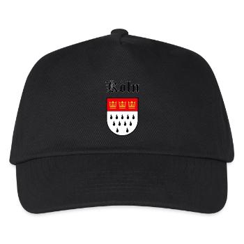 Armoiries de Cologne avec lettrage noir - Casquette de baseball Enfant - noir - Devant