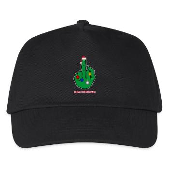 happy christmas - Kinder Basecap - Schwarz - Vorne