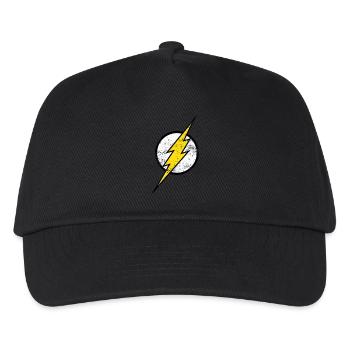 DC Comics Justice League Flash Logo - Kinder Basecap - Schwarz - Vorne