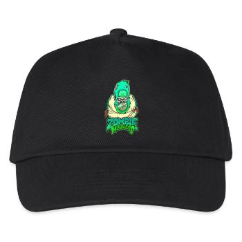 Zombie Gorilla - Kinder Basecap - Schwarz - Vorne