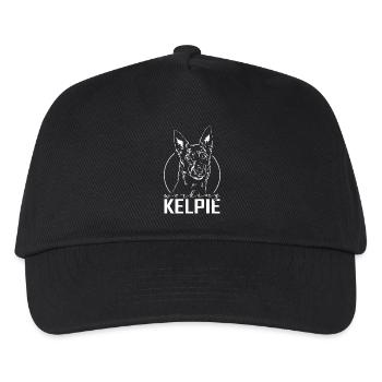 WORKING KELPIE Portrait de chien Les chiens de troupeau de Wilsign - Casquette de baseball Enfant - noir - Devant