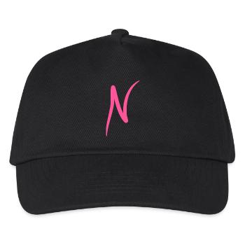 Lettre N Initiales Modern - Casquette de baseball Enfant - noir - Devant