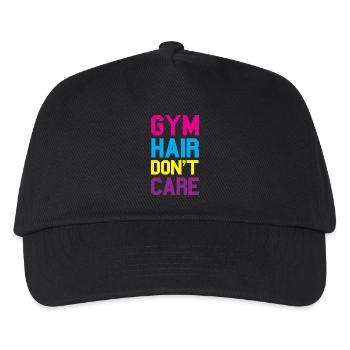 Gym - Kinder Basecap - Schwarz - Vorne