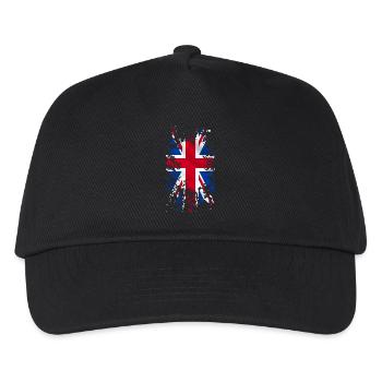 Union Jack - Casquette de baseball Enfant - noir - Devant