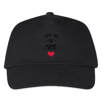 Großmütter / Oma / Mami / Großmutter / Mamy - Kinder Basecap - Schwarz - Vorne