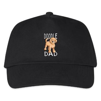 Doodle Dad - Herrchen - Hund - Golden Doodle - Kinder Basecap - Schwarz - Vorne