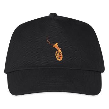 tenorhorn e 118 - Kinder Basecap - Schwarz - Vorne