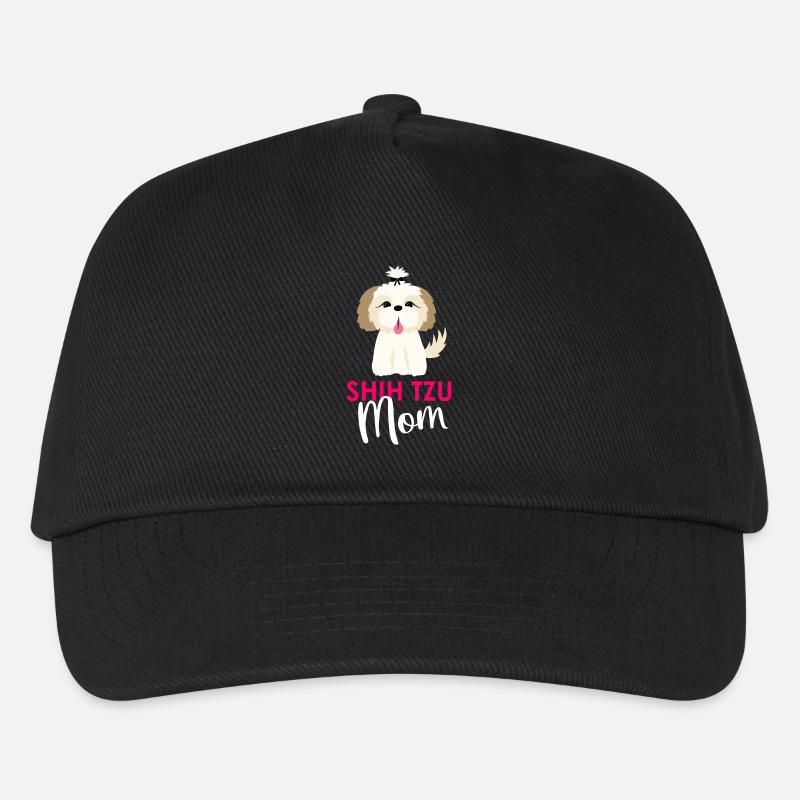 Hund Shih Tzu - Kinder Basecap - Schwarz