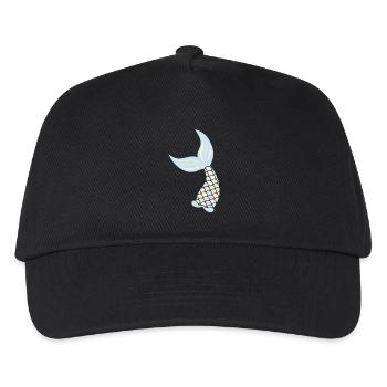 Meerjungfrau - Kinder Basecap - Schwarz - Vorne