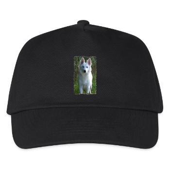 white angel - Kids’ Baseball Cap - black - Front