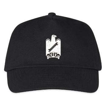 Zunftzeichen KFZ-Mechaniker grunge - Kinder Basecap - Schwarz - Vorne