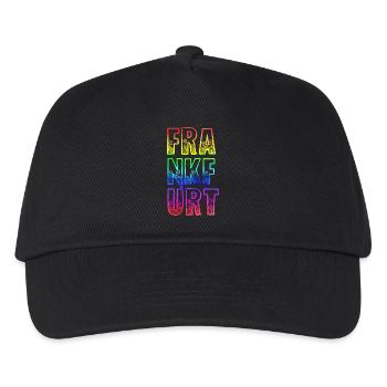frankfurt rs arc-en-ciel - Casquette de baseball Enfant - noir - Devant