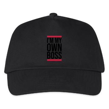 Mon propre patron - Casquette de baseball Enfant - noir - Devant
