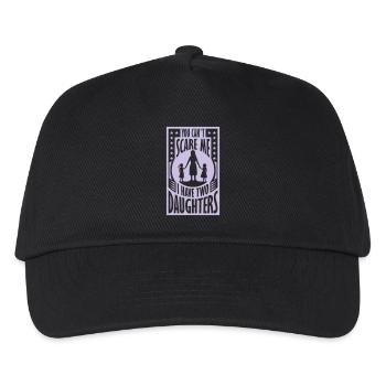 J’ai deux filles - Casquette de baseball Enfant - noir - Devant