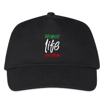 Women Life Freedom - Kinder Basecap - Schwarz - Vorne