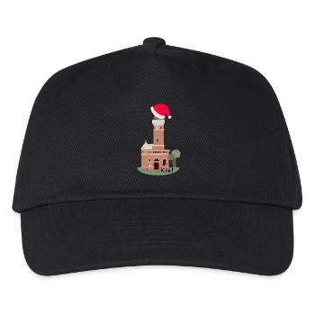 Christmas, Kiel Lighthouse Holtenau - Kids’ Baseball Cap - black - Front