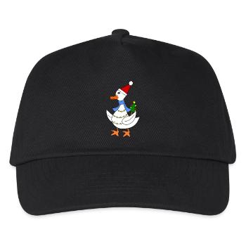 Goose Christmassy - Kids’ Baseball Cap - black - Front