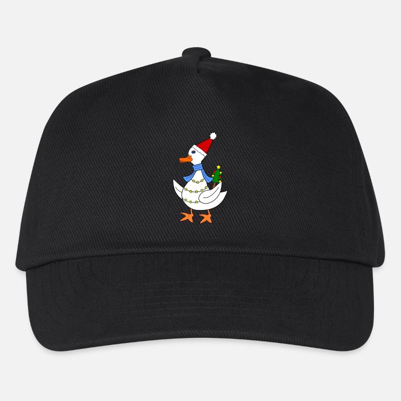 Gans weihnachtlich - Kinder Basecap - Schwarz