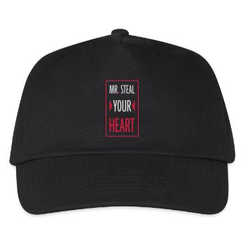 Mr steal your heart - Kids’ Baseball Cap - black - Front