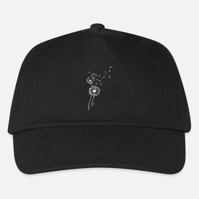 Pusteblumen - Kinder Basecap - Schwarz