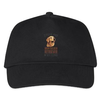 Golden retriever - Casquette de baseball Enfant - noir - Devant